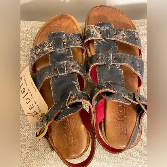 Bedstu Sue Sandal in Black Lux - Picture 7 of 11